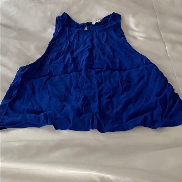 Aritzia Tops - Royal blue sleeveless crop top